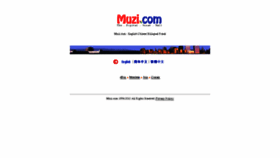 What Muzi.com website looked like in 2013 (10 years ago)