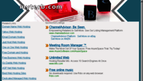 What Myterb.com website looked like in 2013 (10 years ago)