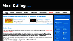 What Mozicsillag.com website looked like in 2013 (10 years ago)