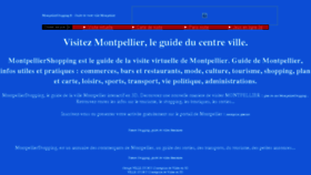 What Montpelliershopping.fr website looked like in 2013 (10 years ago)