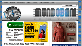 What Mundobani.com website looked like in 2013 (10 years ago)