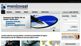 What Maninvest.com website looked like in 2013 (10 years ago)