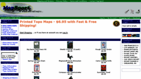 What Mapsport.com website looked like in 2013 (10 years ago)
