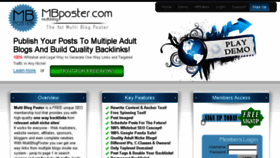 What Mbposter.com website looked like in 2013 (10 years ago)