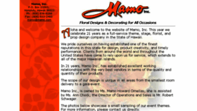 What Mamo.com website looked like in 2013 (10 years ago)