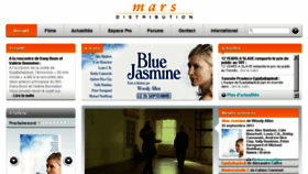 What Marsfilms.com website looked like in 2013 (10 years ago)