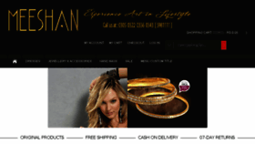 What Meeshan.com website looked like in 2013 (10 years ago)