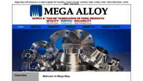 What Mega-alloy.com website looked like in 2013 (10 years ago)