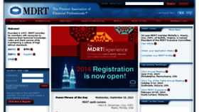What Mdrt.com website looked like in 2013 (10 years ago)