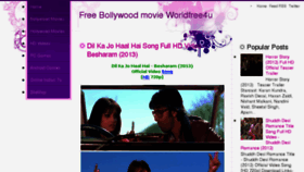 What Movies.worldfree4u.biz website looked like in 2013 (10 years ago)