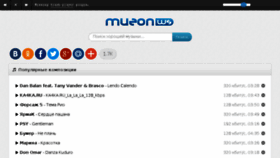 What Muzon.ws website looked like in 2013 (10 years ago)