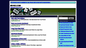 What Mvhd.com website looked like in 2013 (10 years ago)