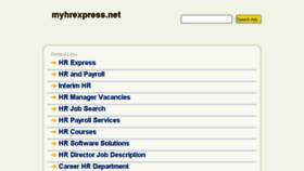 What Myhrexpress.net website looked like in 2013 (10 years ago)