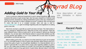 What Mercyrad.com website looked like in 2013 (10 years ago)
