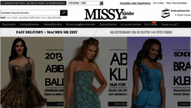 What Missykleider.de website looked like in 2013 (10 years ago)