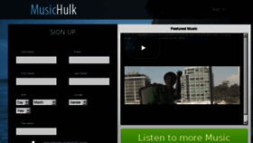 What Musichulk.com website looked like in 2013 (10 years ago)