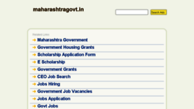What Maharashtragovt.in website looked like in 2013 (10 years ago)
