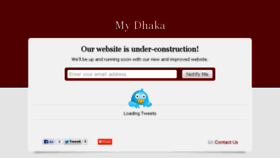 What Mydhaka.com website looked like in 2013 (10 years ago)