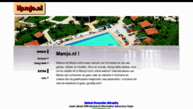 What Mamjo.nl website looked like in 2013 (10 years ago)