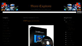 What More-explore.com website looked like in 2013 (10 years ago)