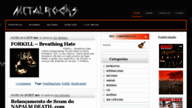 What Metalrocks.com.br website looked like in 2013 (10 years ago)