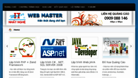 What Masterit.vn website looked like in 2013 (10 years ago)