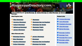 What Mississippidirectory.com website looked like in 2013 (10 years ago)