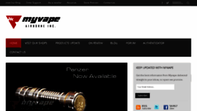 What Myvape.in website looked like in 2013 (10 years ago)