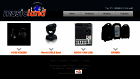 What Musicland.com.py website looked like in 2013 (10 years ago)