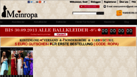 What Meinropa.de website looked like in 2013 (10 years ago)