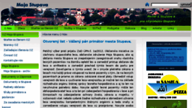 What Mojastupava.sk website looked like in 2013 (10 years ago)