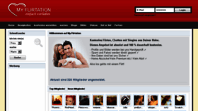 What My-flirtation.de website looked like in 2013 (10 years ago)