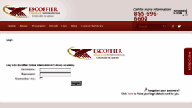 What Myescoffier.com website looked like in 2013 (10 years ago)