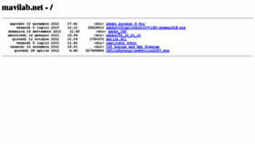 What Mavilab.net website looked like in 2013 (10 years ago)