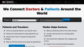 What Medkohealth.com website looked like in 2013 (10 years ago)