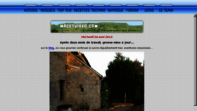 What Macetvideo.com website looked like in 2013 (10 years ago)