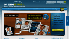 What Meinespielkarten.de website looked like in 2013 (10 years ago)