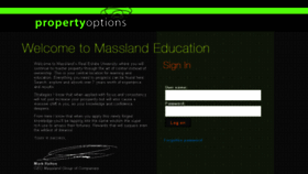 What Masslandeducation.com.au website looked like in 2013 (10 years ago)