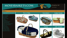 What Mosesbaskets.com website looked like in 2013 (10 years ago)