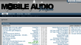 What Mobileaudioforum.com website looked like in 2013 (10 years ago)