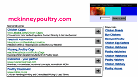 What Mckinneypoultry.com website looked like in 2013 (10 years ago)