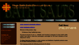 What Megabathsalts.com website looked like in 2013 (10 years ago)