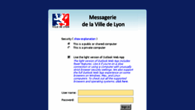What Mesmessages.mairie-lyon.fr website looked like in 2013 (10 years ago)