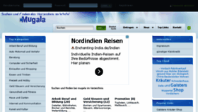 What Mugala.de website looked like in 2013 (10 years ago)