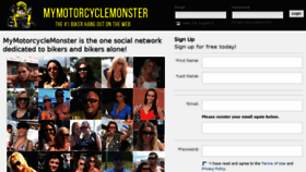 What Mymotorcyclemonster.com website looked like in 2013 (10 years ago)