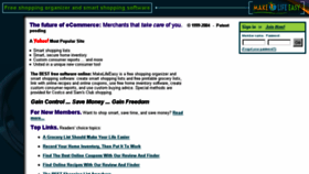 What Makelifeeasy.com website looked like in 2013 (10 years ago)