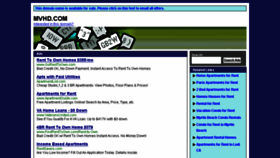 What Mvhd.com website looked like in 2013 (10 years ago)