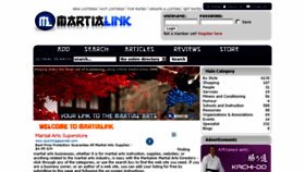 What Martialink.co.uk website looked like in 2013 (10 years ago)