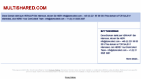What Multishared.com website looked like in 2013 (10 years ago)