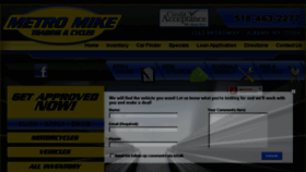 What Metromike.com website looked like in 2013 (10 years ago)
